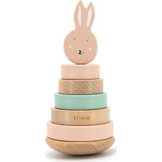 Trixie - Tour à empiler en bois Mrs. Rabbit