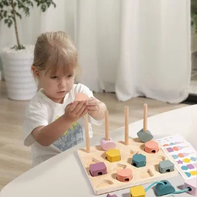 Ludibloc - Blocs en bois à empiler Montessori