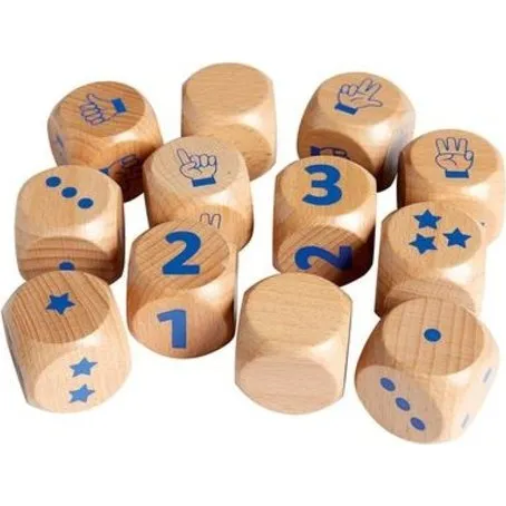 NATHAN Dés Mathématiques 1 à 3 Lot de 12