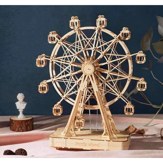 Rolife TGN01 - Puzzle 3D Mécanique en Bois Grande Roue