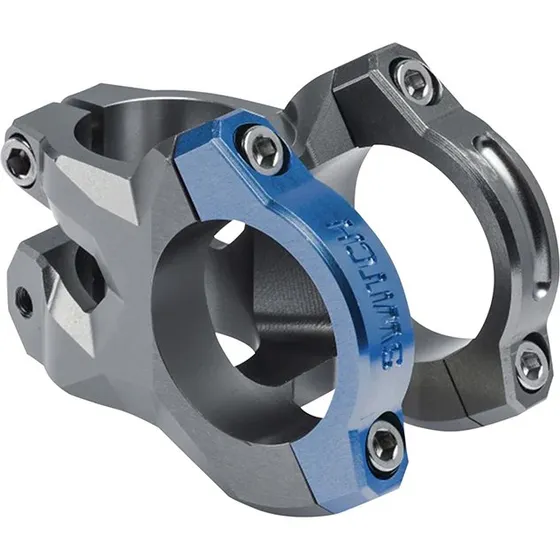 Switch Rocker Potence Guidon Alu CNC Gris-Bleu 35mm