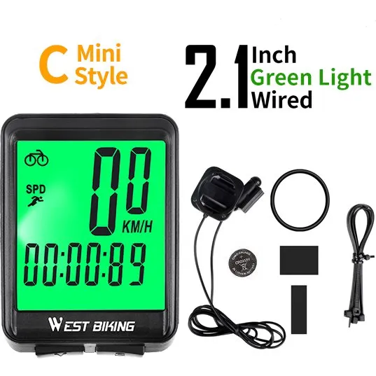 West Biking – Compteur Vitesse Étanche LCD Sans Fil