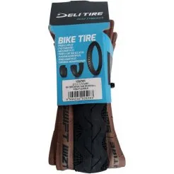 Deli Pneu VTT Urbain 27.5 x 1.75 Anti-Crevaison Tanwall