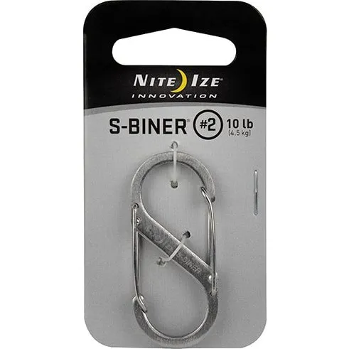 NITE IZE Mousqueton S-Biner 2 Inox 5cm