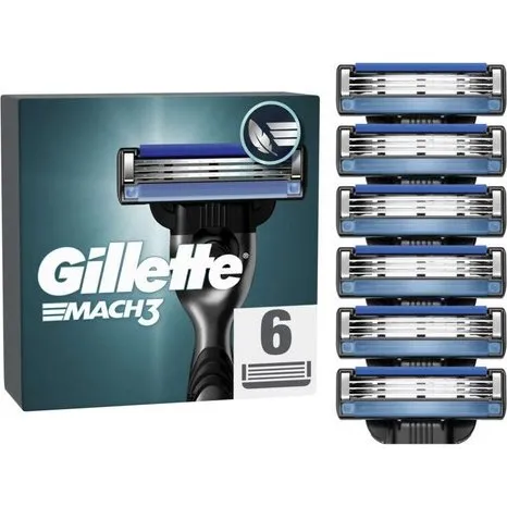Gillette Mach3 Lames de Rasoir x6