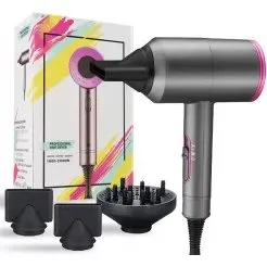 INF Sche-cheveux 2000W 5 vitesses avec diffuseur et concentrateur