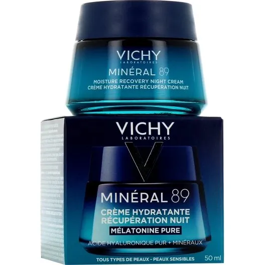 Vichy Minéral 89 Crème Hydratante Récupération Nuit 50ml