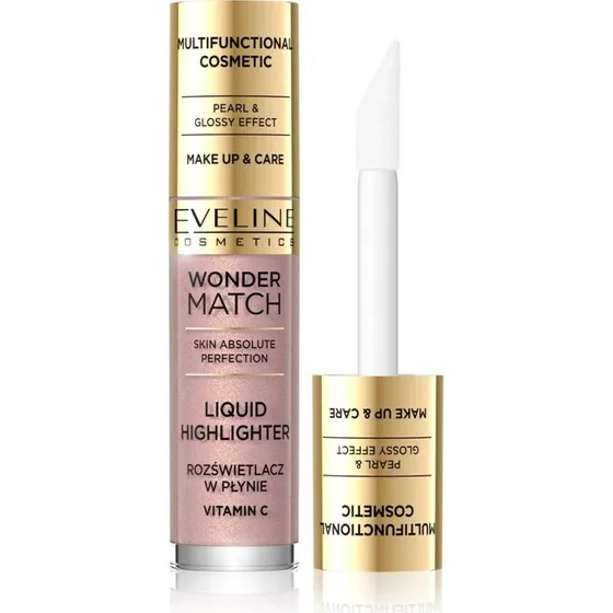 Eveline Cosmetics Wonder Match Highlighter Liquide 01, 4.5 ml