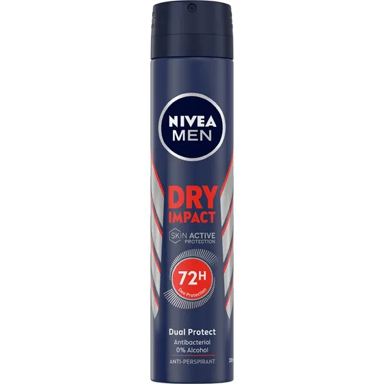 Nivea Men Dry Impact Anti-Transpirant Spray 72h 200ml