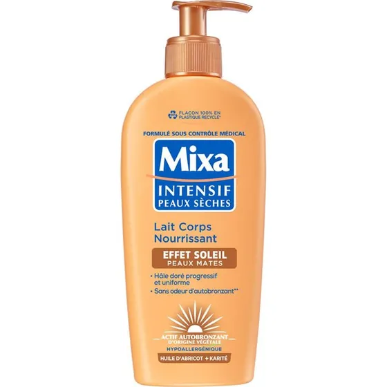 Mixa Intensif Lait Corps Nourrissant Effet Soleil Peaux Mates 250 ml