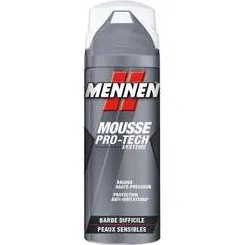 Mennen Pro-Tech Mousse à raser 250 ml barbe difficile
