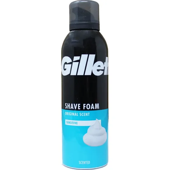 Gillette Mousse Raser Peaux Sensibles 200 ml
