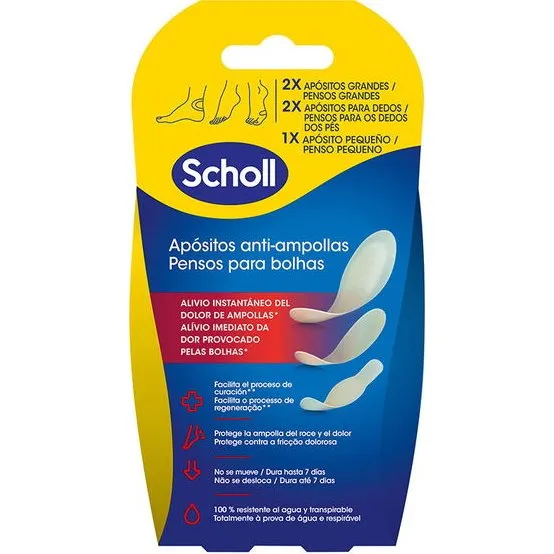 Scholl Pansements Anti-Ampoules Hydrocolloïdes 5 Unités