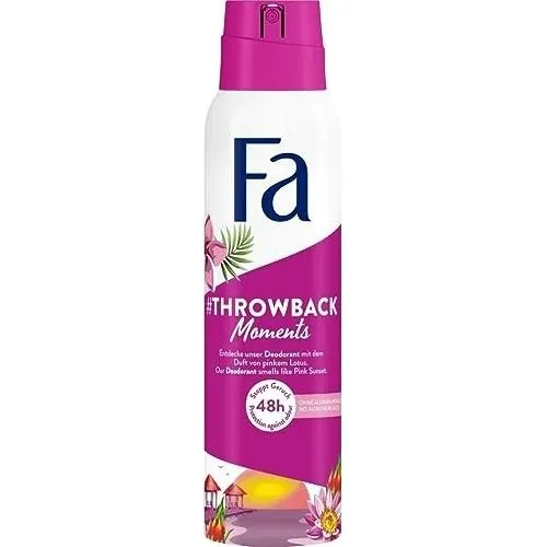 Fa Throwback Moments Pink Sunset – Déodorant Spray 150 ml