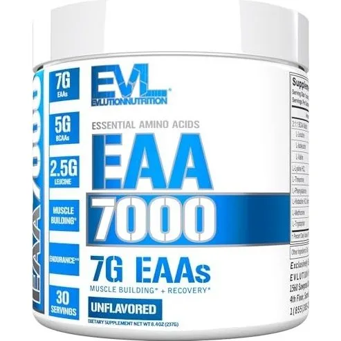 Evlution Nutrition EAA 7000, 237 g, non aromatisé