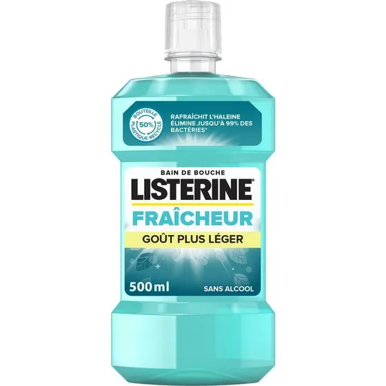 Listerine Fraîcheur Goût Plus Léger 500 ml