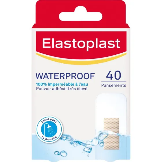 Elastoplast Waterproof 40 pansements assortis