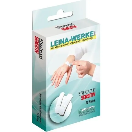LEINA Kit Sparadrap Sensitiv 20 pièces Blanc