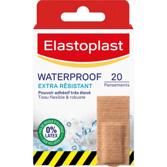 Elastoplast Waterproof Extra Résistant 20 Pansements