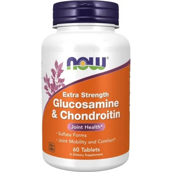 Now Foods Glucosamine & Chondroïtine 120 comprimés