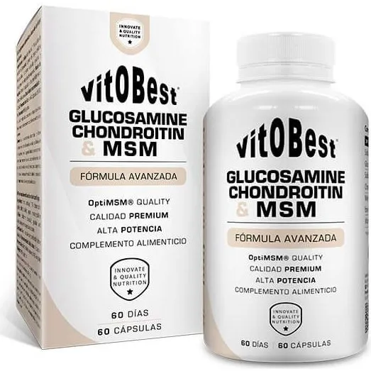 Vitobest Glucosamine Chondroïtine MSM 60 capsules