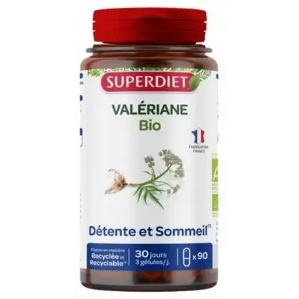 Superdiet Valériane Bio 90 gélules
