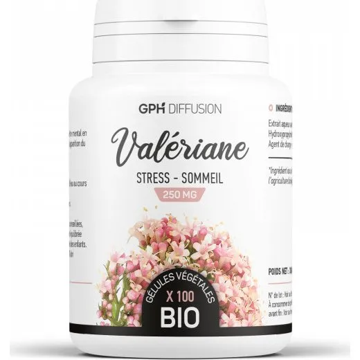 GPH Valériane 100 Gélules 250 mg