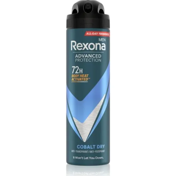 Rexona Spray Anti-Transpirant Advanced Protection 72h Homme Cobalt Dry 150 ml