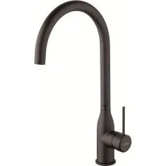 Mamoli 73850000000K - Robinet cuisine noir mat pivotant