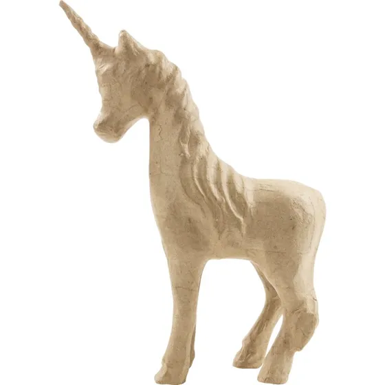 Décopatch Licorne 21cm en papier mâché
