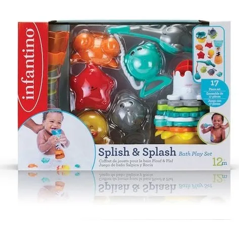 Infantino Coffret de bain 17 pièces