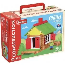 Jeujura Mon Chalet 70 pièces en bois
