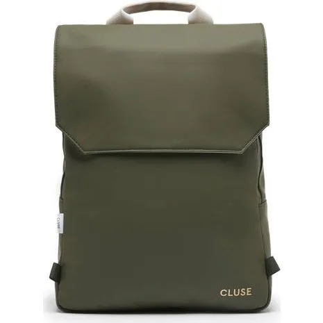 CLUSE Sac à dos Nuitée Réversible Light Green Olive Gold