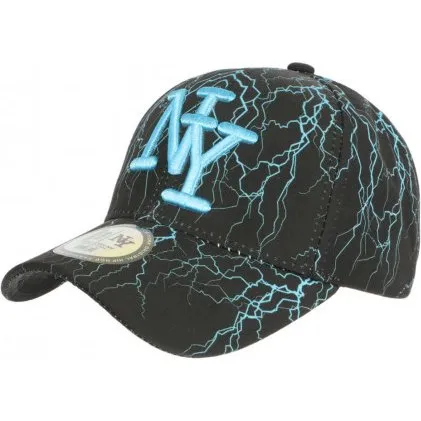 Eklyr Casquette NY Bleue Noire Réglable