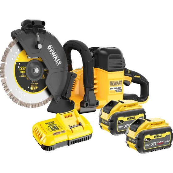 DEWALT DCS691X2 Découpeuse sans fil 54V XR FlexVolt 230 mm (2x9Ah)
