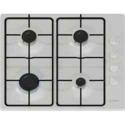 Bosch PBP6B2K80 Table de cuisson gaz 60 cm blanc
