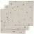 KONGES SLOJD Pack 3 langes mousseline Cherry 65x65 cm
