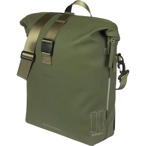 Basil SoHo MIK Studs Vert 17L - Sac à bandoulière spacieux