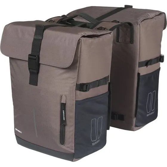 Basil Move Doppel-Fahrradtasche MIK 30 L Brun