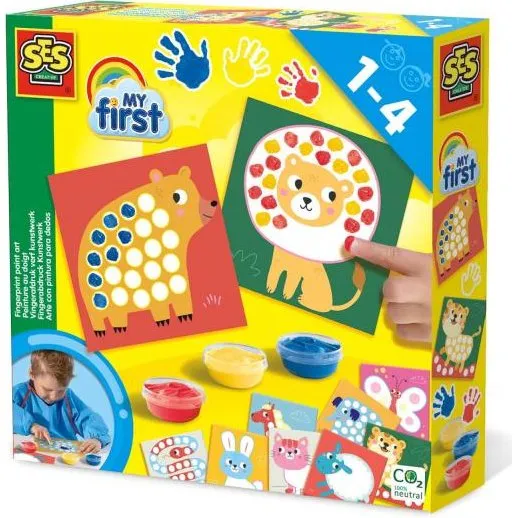 SES Creative My First - Peinture au doigt Animaux