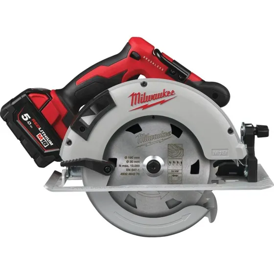 Milwaukee M18 BLCS66-502X Scie Circulaire 18V Brushless 66mm
