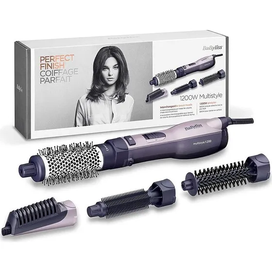 BaByliss AS121E Brosse Soufflante 1200W 4-en-1 Ionique