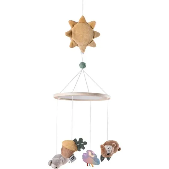Sebra Musique & Mobile Miroir Woodland Multicolore