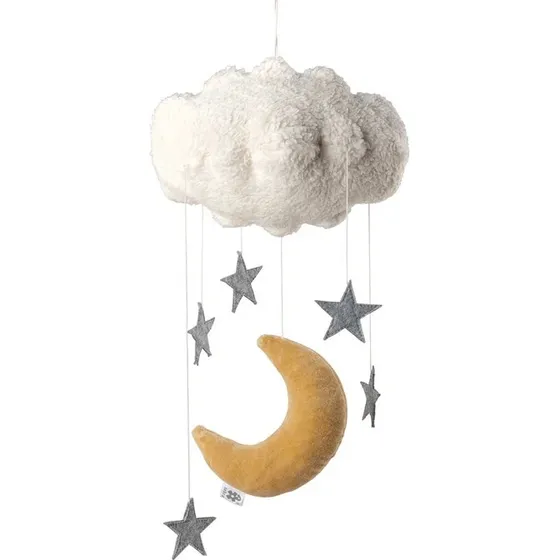 Sebra Mobile Lune et Étoiles Beige