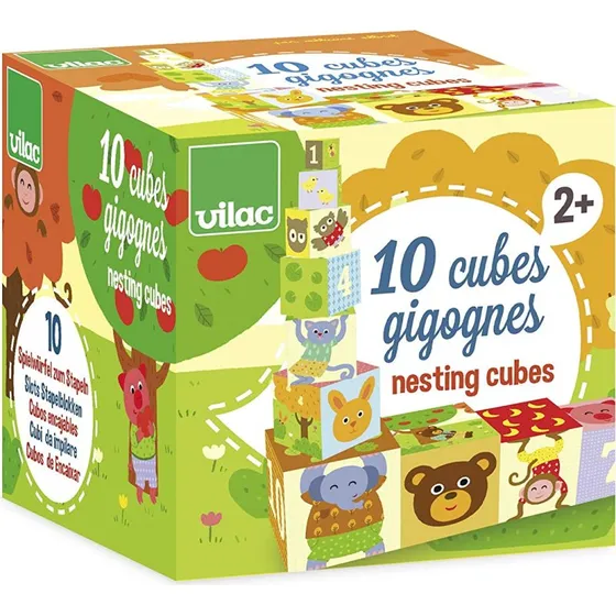 Vilac 4600 - Cubes Gigognes Animaux