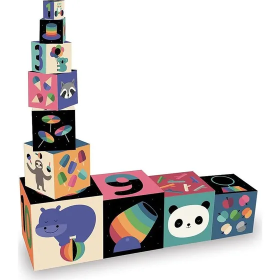Vilac Cubes Gigognes Arc-en-ciel Andy Westface