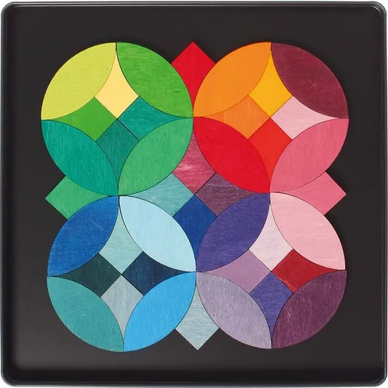 Grimm's Puzzle Magnétique Cercles en Bois