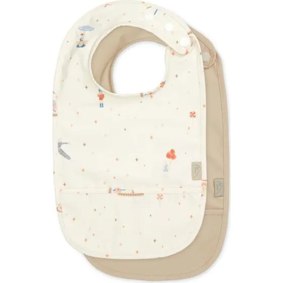 Cam Cam Copenhagen - Lot de 2 bavoirs avec poche