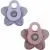 BébéSoulage Lot de 2 anneaux de dentition étoile rose