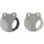 Filibabba Lot de 2 anneaux de dentition animaux gris et vert